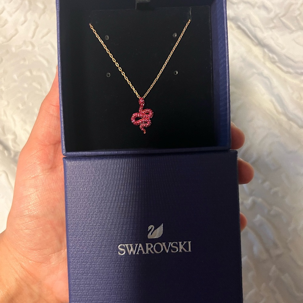 Swarovski Snake Necklace 🐍❤️
